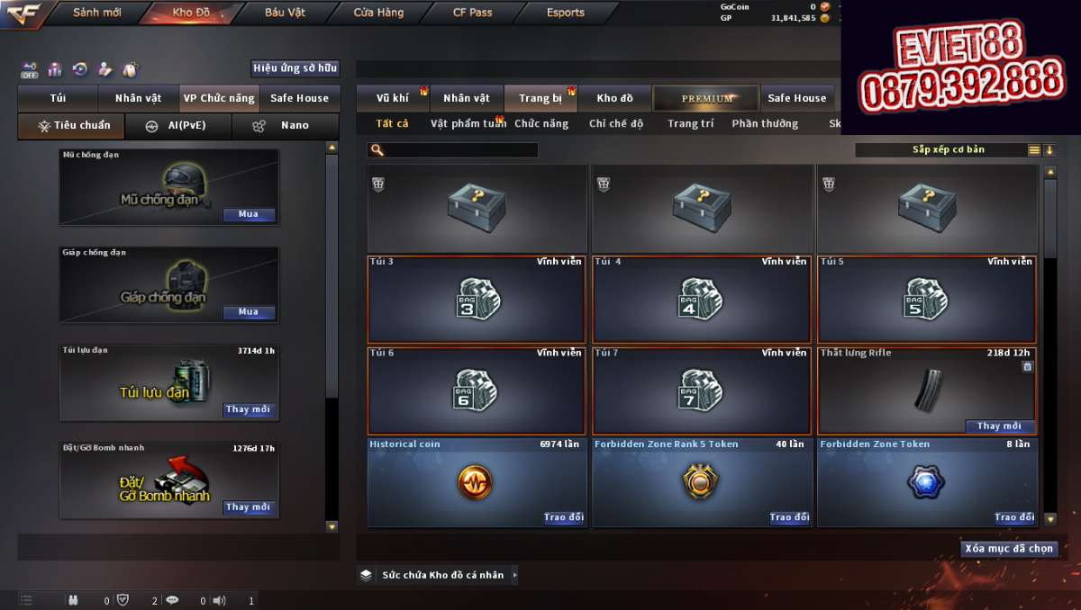shop acc cf uy tin gia re